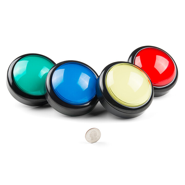 [3DMakerWorld] SparkFun Big Dome Pushbutton - Red