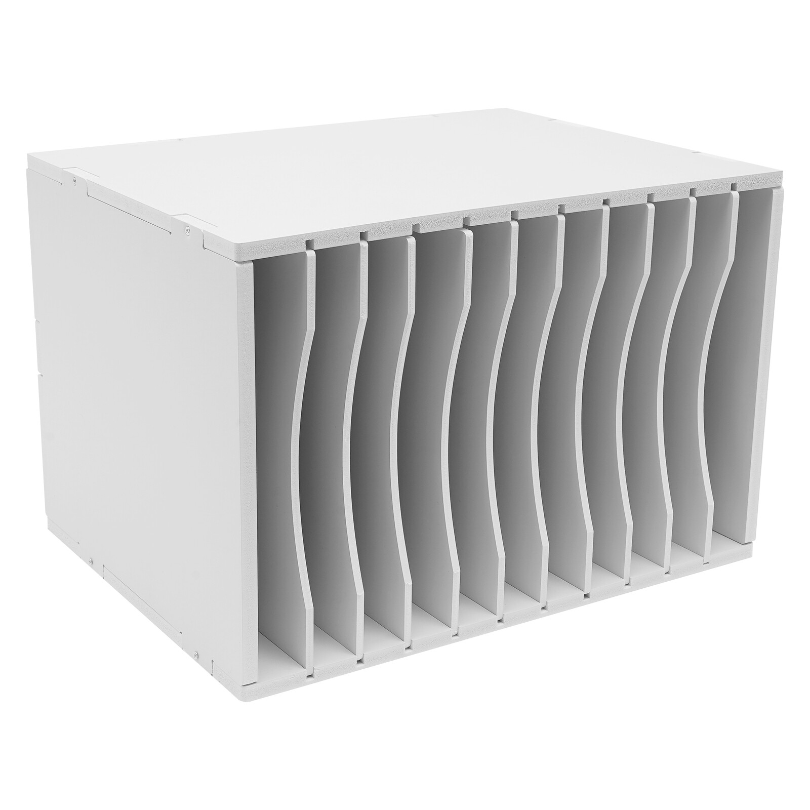 Document Organizer Vertical Desktop Sorter 11 Compartments Paper Storage Holder