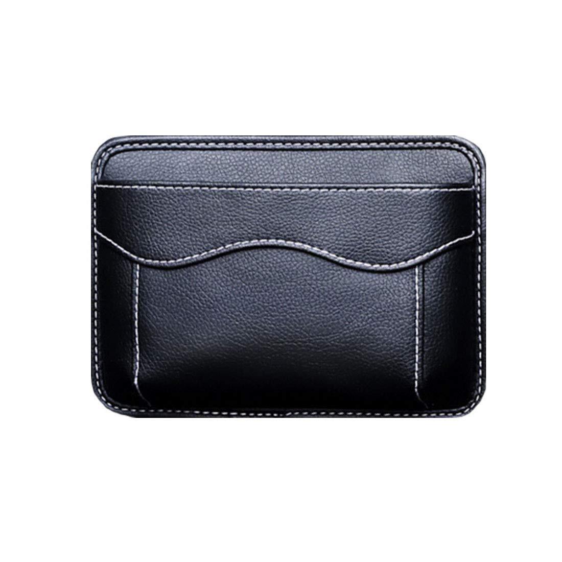 Car Side Pocket Organizer Auto Seat Pockets Pu Leather Pen Phone Holder Tray Pou