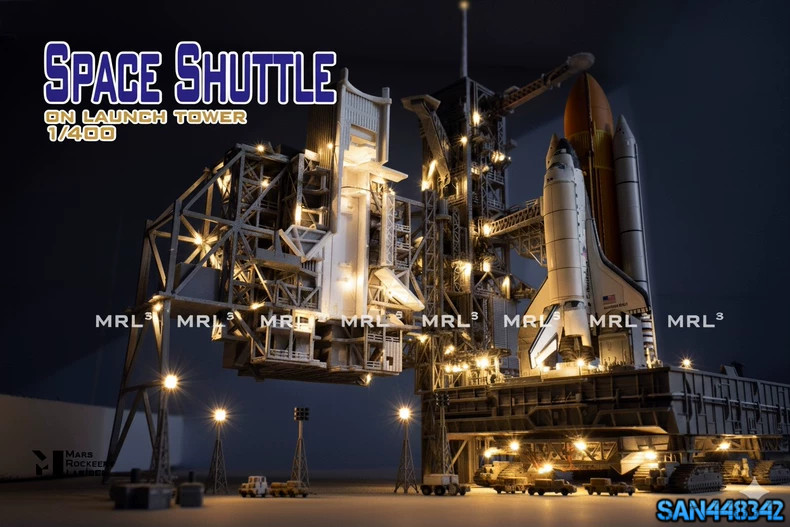 NEW 1/400 Dragon Space Shuttle Launch Site 3D Printed Model Gift