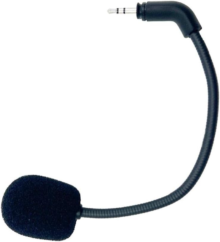 Black Portable 2.5mm Microphone Stereo Studio Gaming Headset Voice Mic- for T...