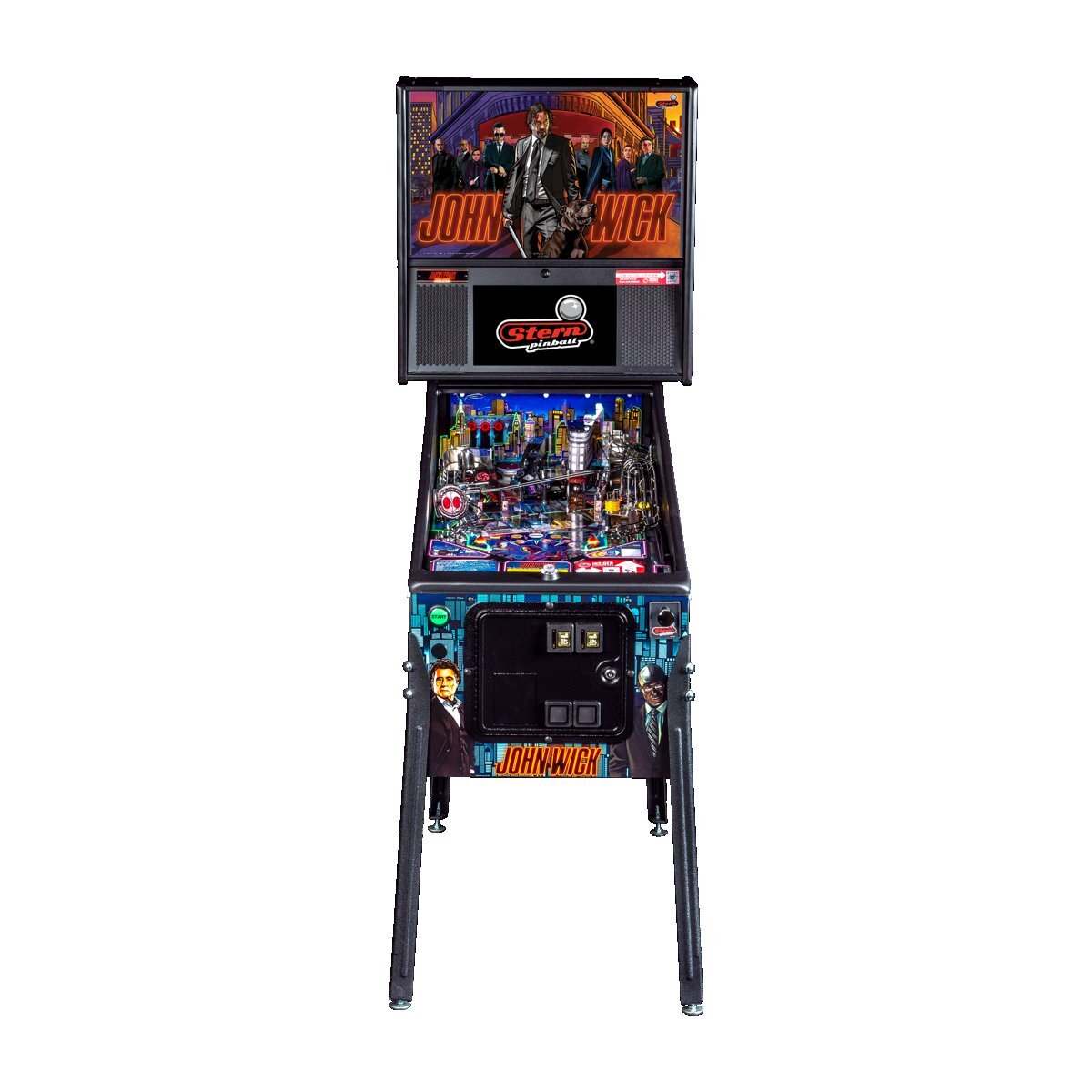 Stern John Wick Pro Pinball Machine With Installed Shaker Motor