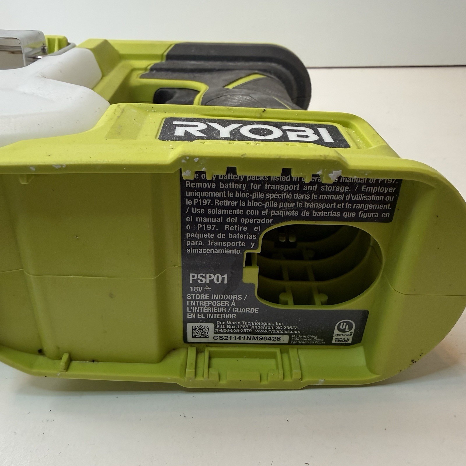 RYOBI ONE+ PSP01B 18V Cordless Handheld Sprayer (Tool Only)