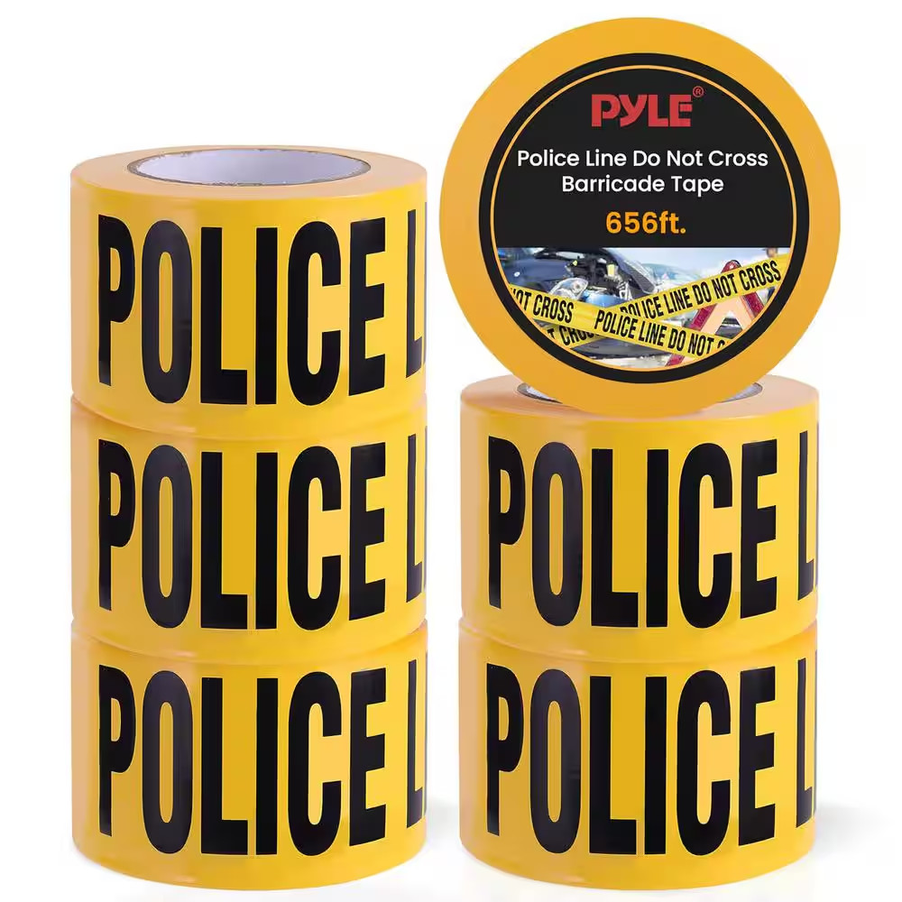 6 Pieces 200 Meters Long Tape Roll Suitable for Wide Range of Applications Safet