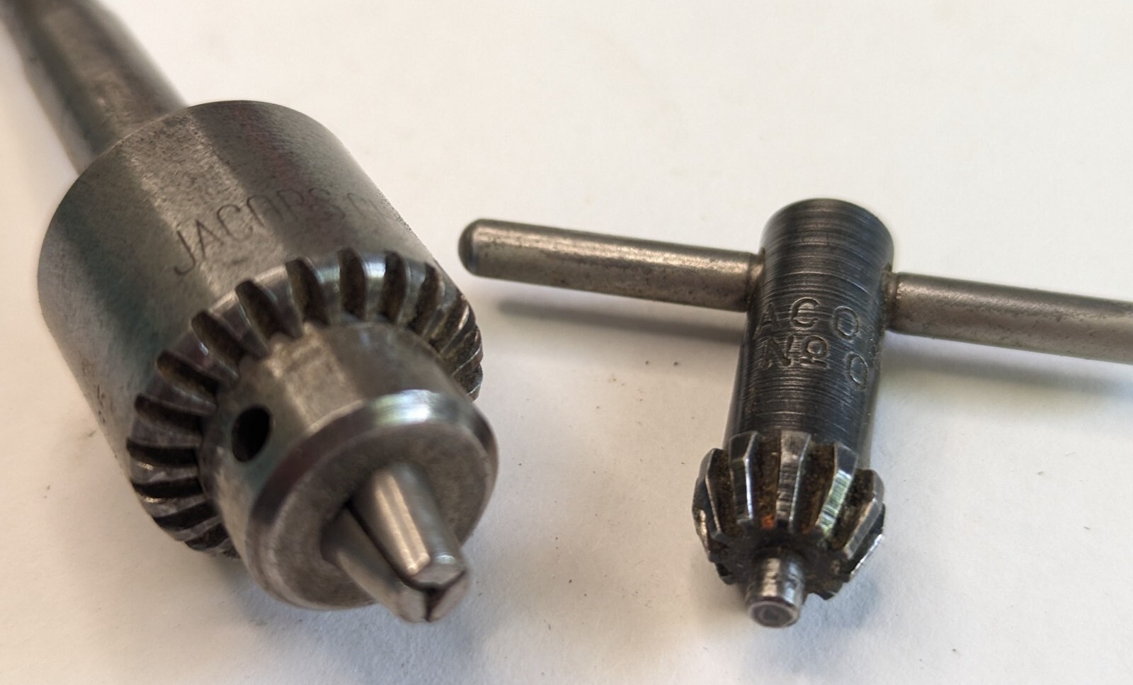 Vintage JACOBS Precision Miniature Drill Chuck No. 0 Jacobs 0-5/32" Cap.