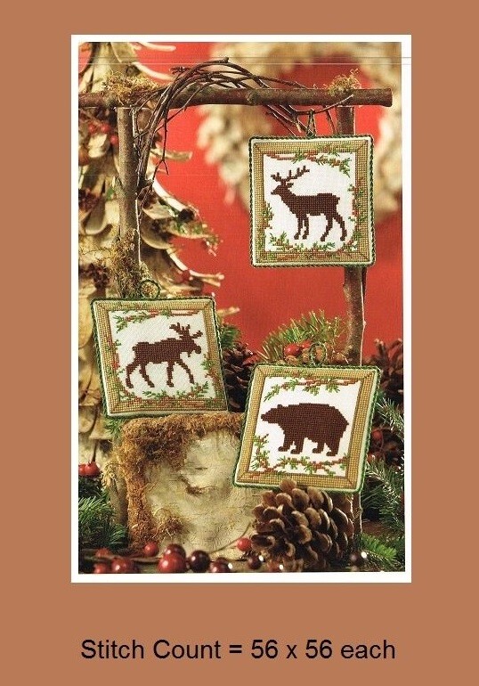 NORTHWOOD ORNAMENTS    CROSS STITCH PATTERN ONLY