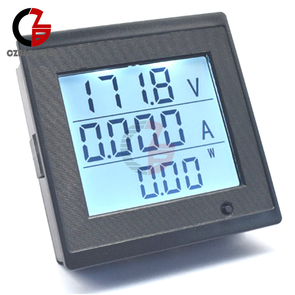 DC6-200V 20A Digital Voltmeter Ammeter Voltage Amp Current Meter Power Tester