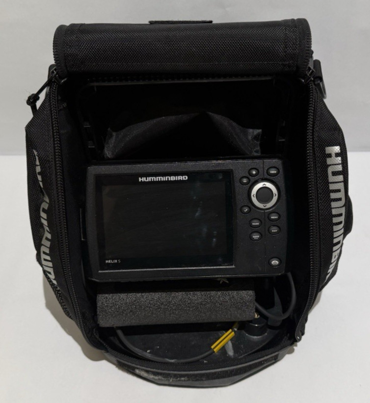 Humminbird Helix 5 Chirp GPS G2 - Working w/ Case
