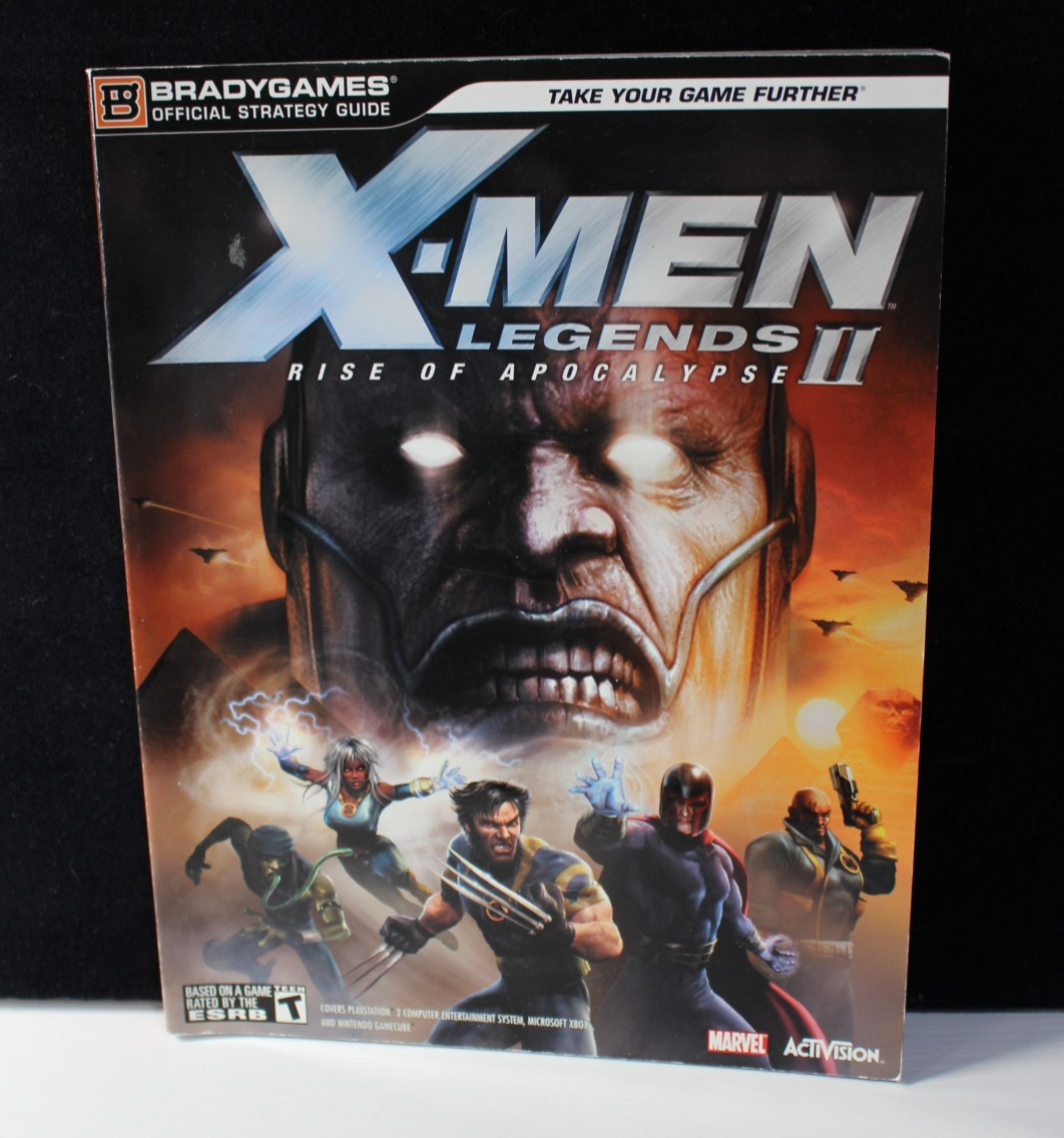 X Men Legends II 2 Rise Of Apocalypse Official Strategy Guide (Brady, 2005)