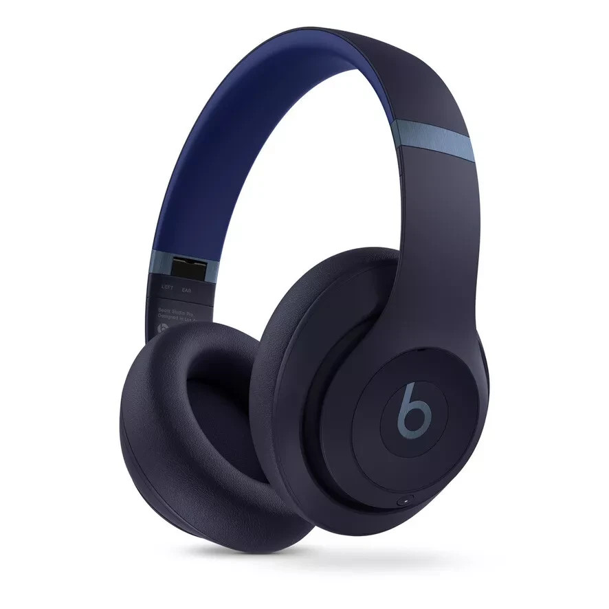 New Beats By Dr. Dre Studio Pro Wireless Over-Ear Headphones - Navy Blue Color