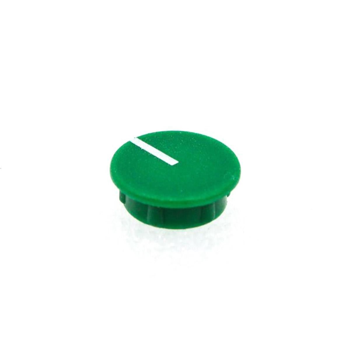 12mm Green Knob Cap with Indicator Line for DBX 160, 160A, 160X, 160XT