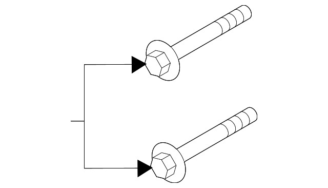 Genuine Ford Motor Mount Bolt L1MZ-4382-D