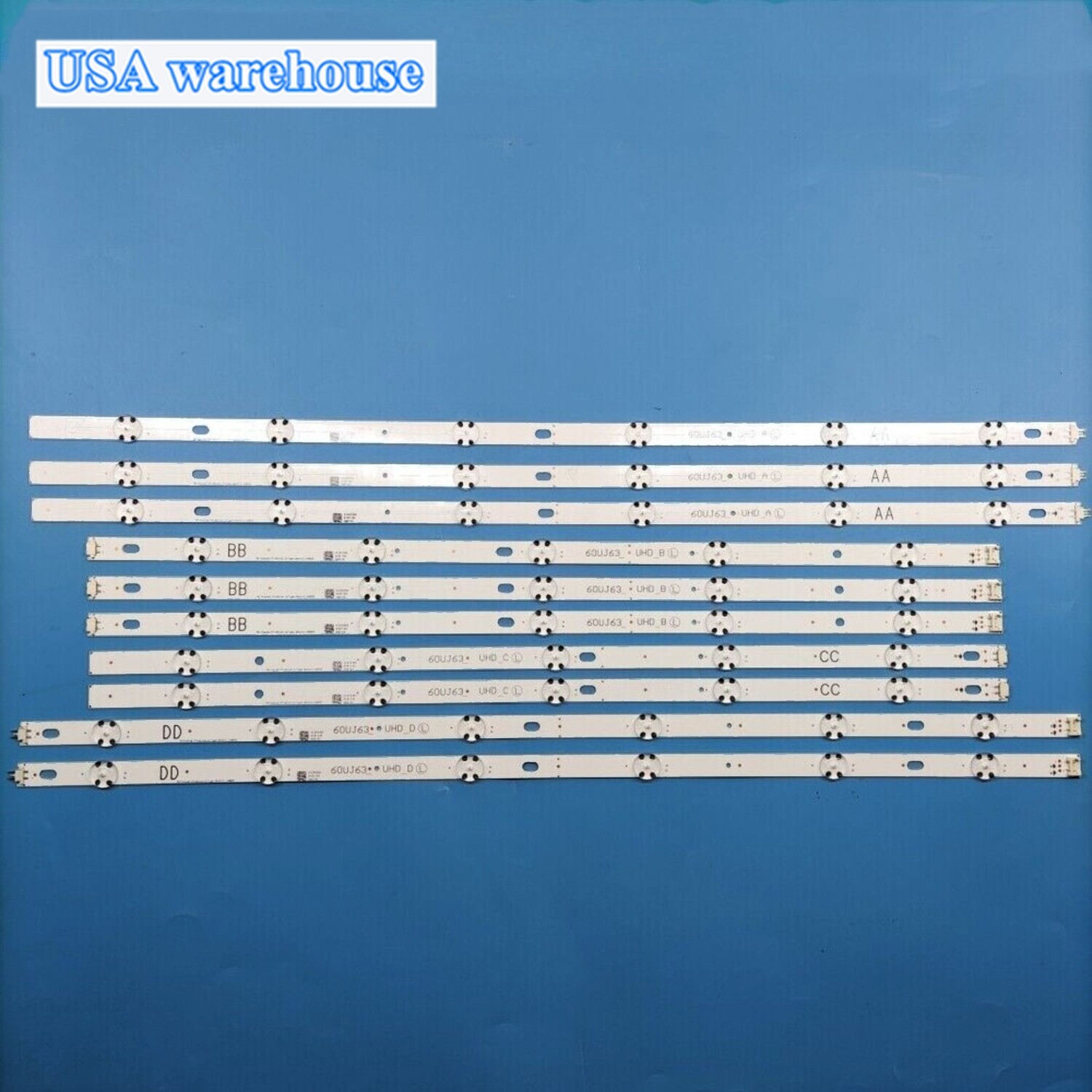 New LED Strips For LG 60UJ6300-UA 60UJ6050-UA 60UJ630V 60UJ634V 60UJ6309