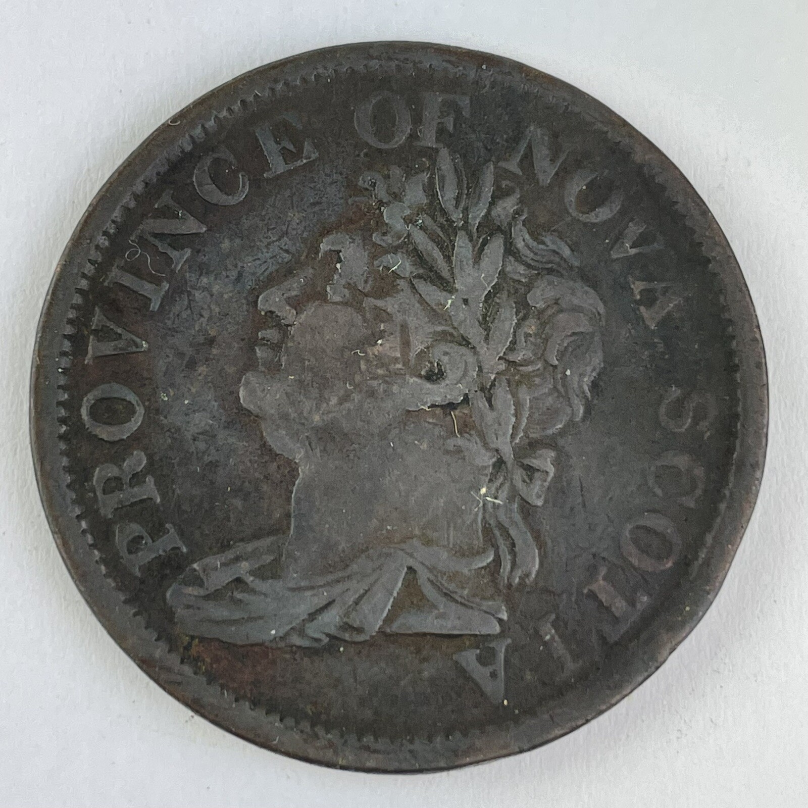 Nova Scotia 1824 One Penny Token Coin