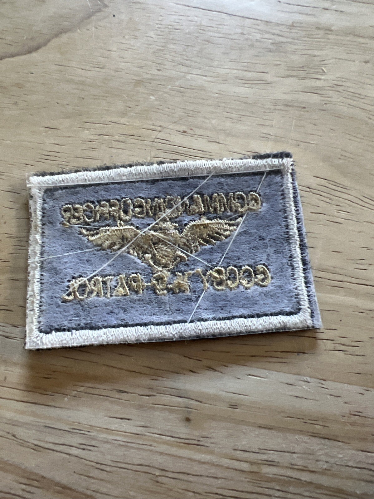 Vintage commanding officer gooby K-9 patrol patch