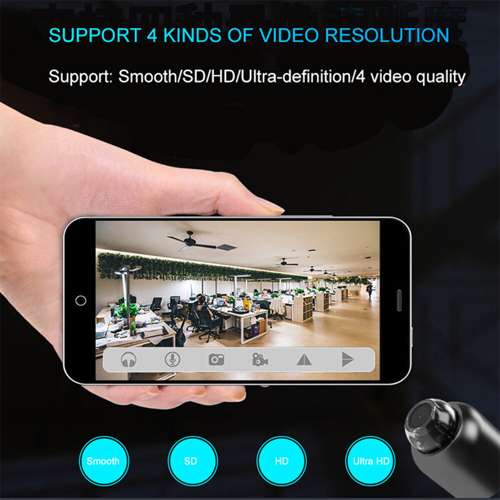 1080P HD Mini Camera Motion Detection Camcorder Night Vision Home Security Cam