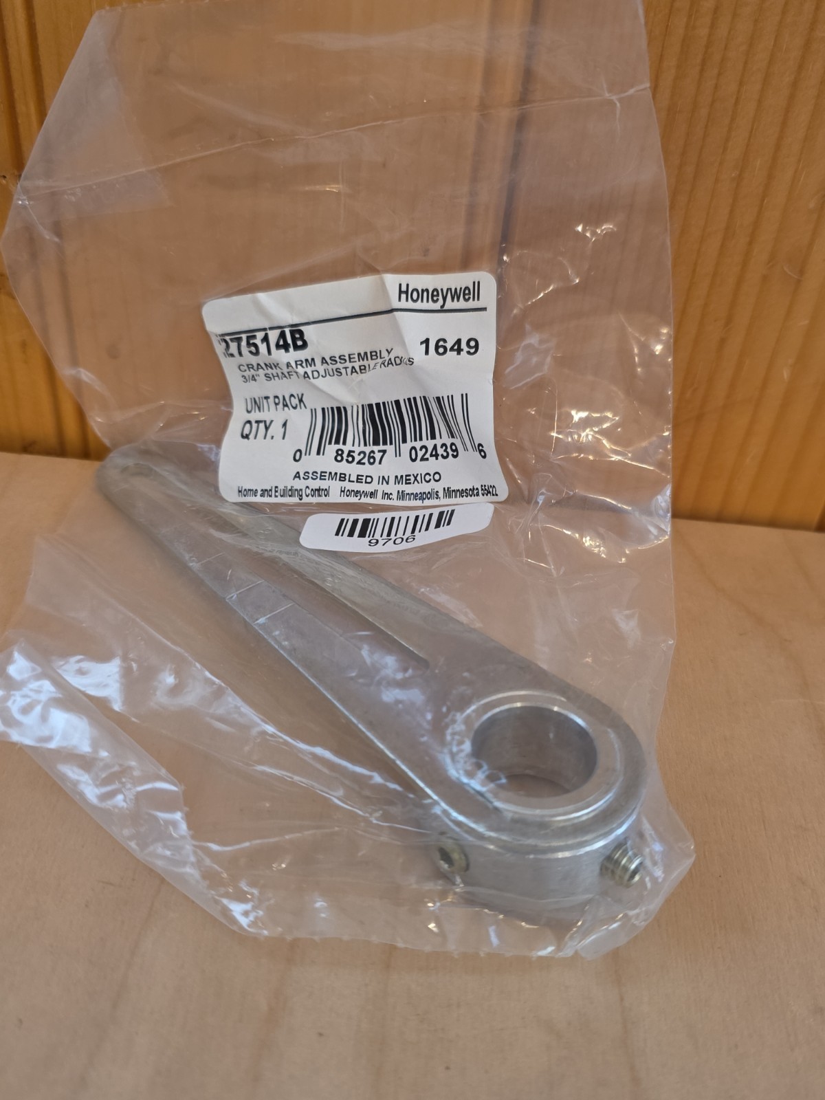 Honeywell 27514B Crank Arm Assembly 3/4” Shaft New *WE*SHIP*TODAY*