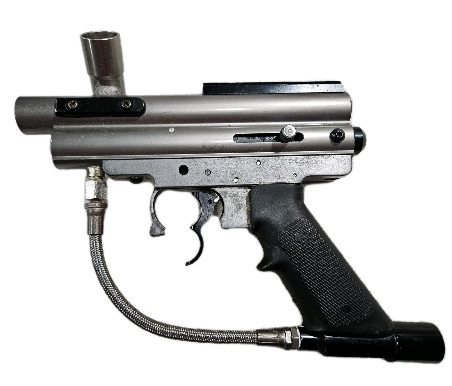 PARTS OR REPAIR Old School Spyder Paintball Gun No Barrel FREE Shipping Project