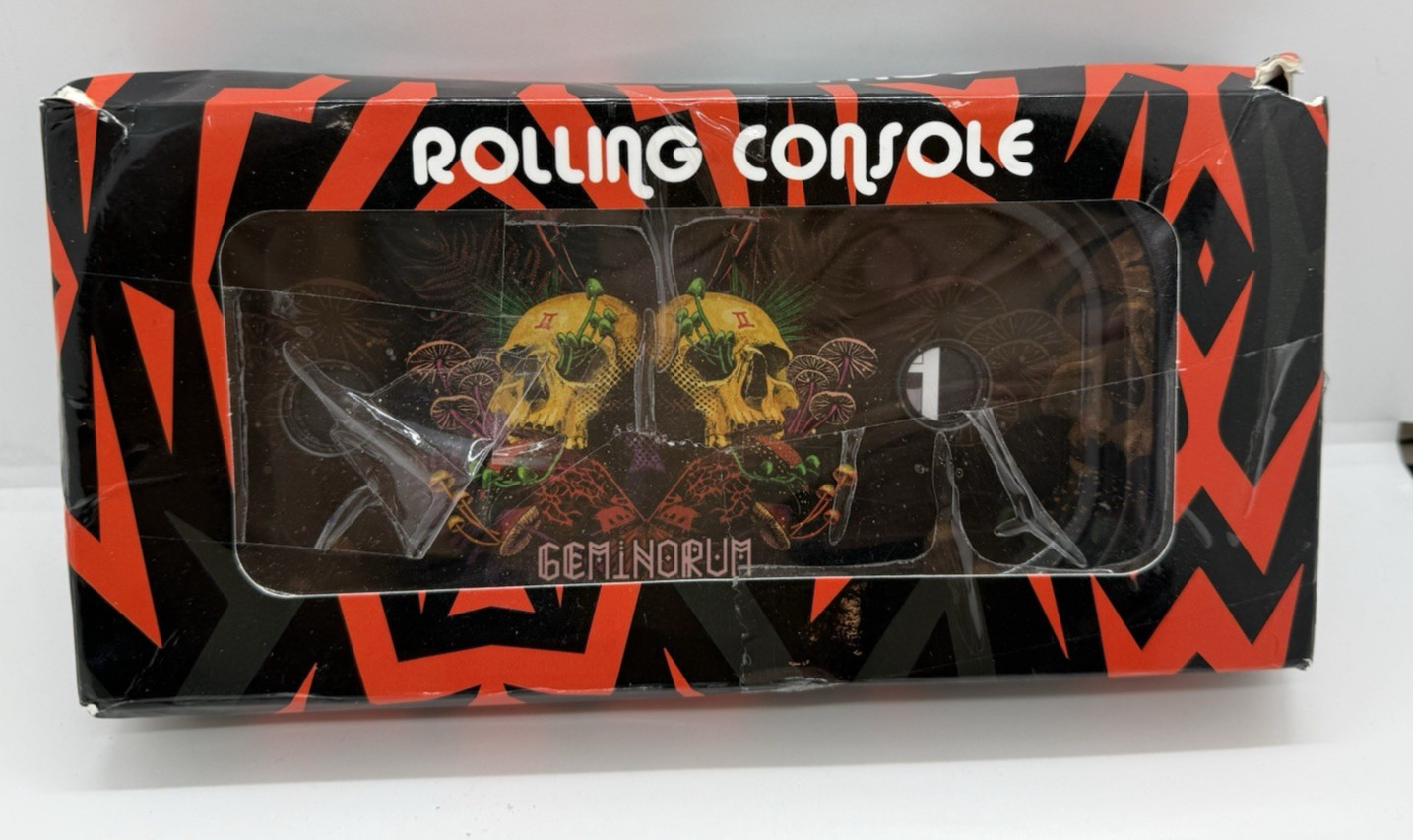Tinplate Rolling Tray Cone Loader Set, Metal Foldable Stand Rolling Tray Console