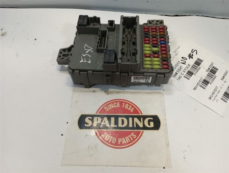 2017 CIVIC Fuse Box Cabin 10385993