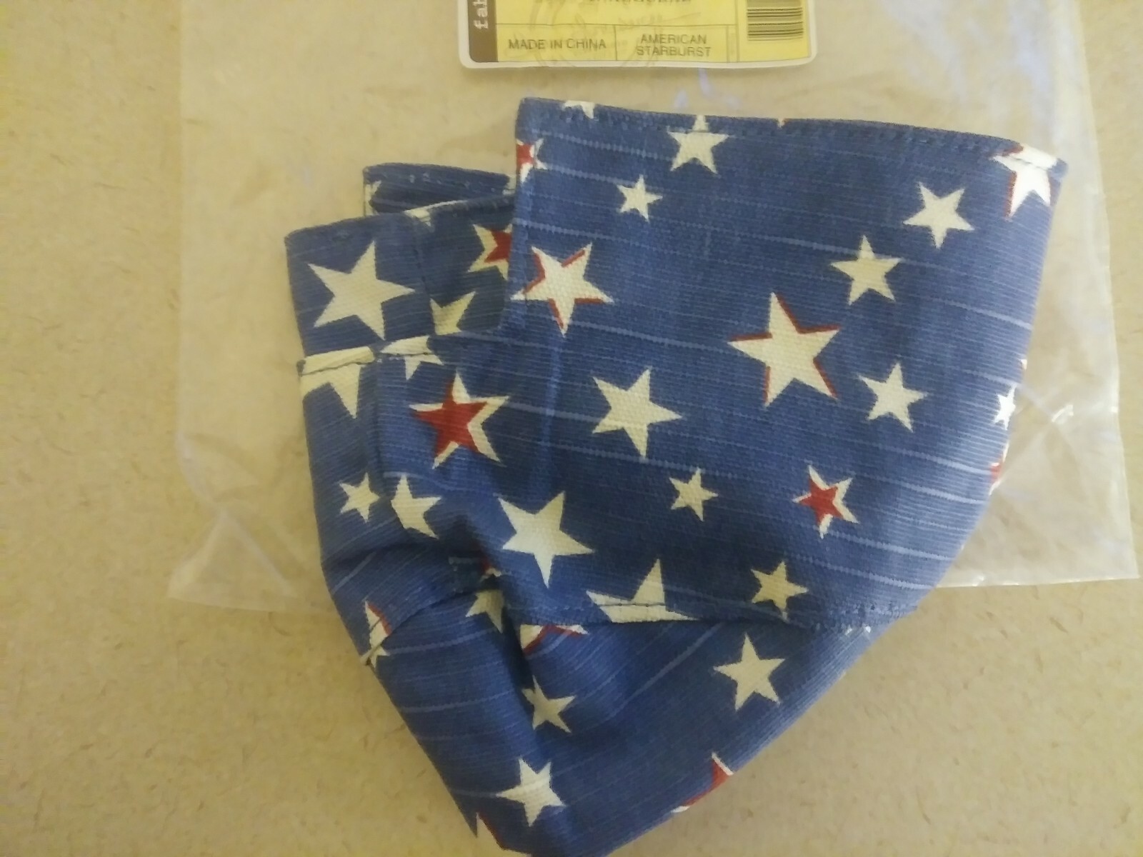 Longaberger Fabric liner for your 2001 Inaugural basket in American Starburst