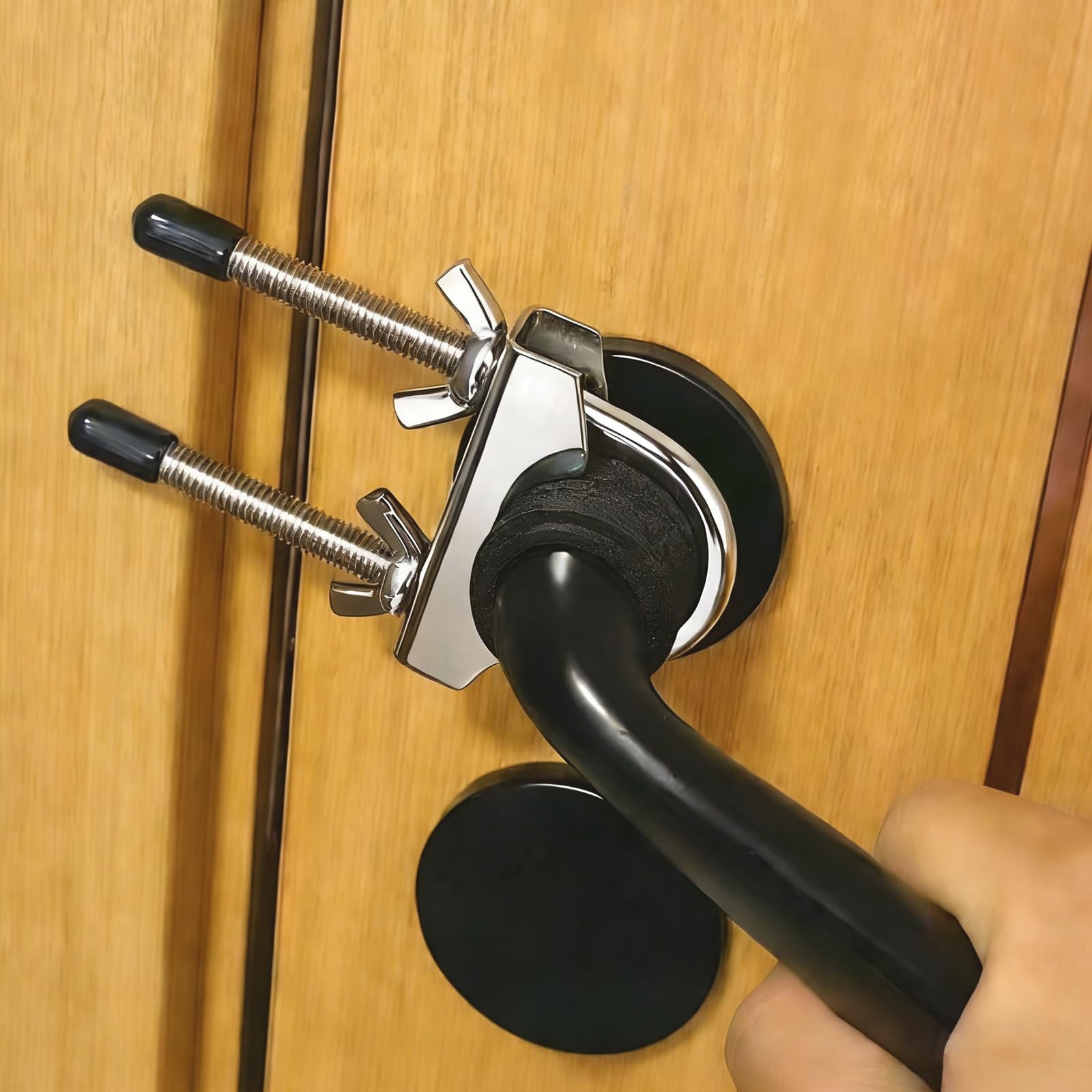Portable Door Security Locks, Adjustable Heavy Duty Outward Opening Travel St...