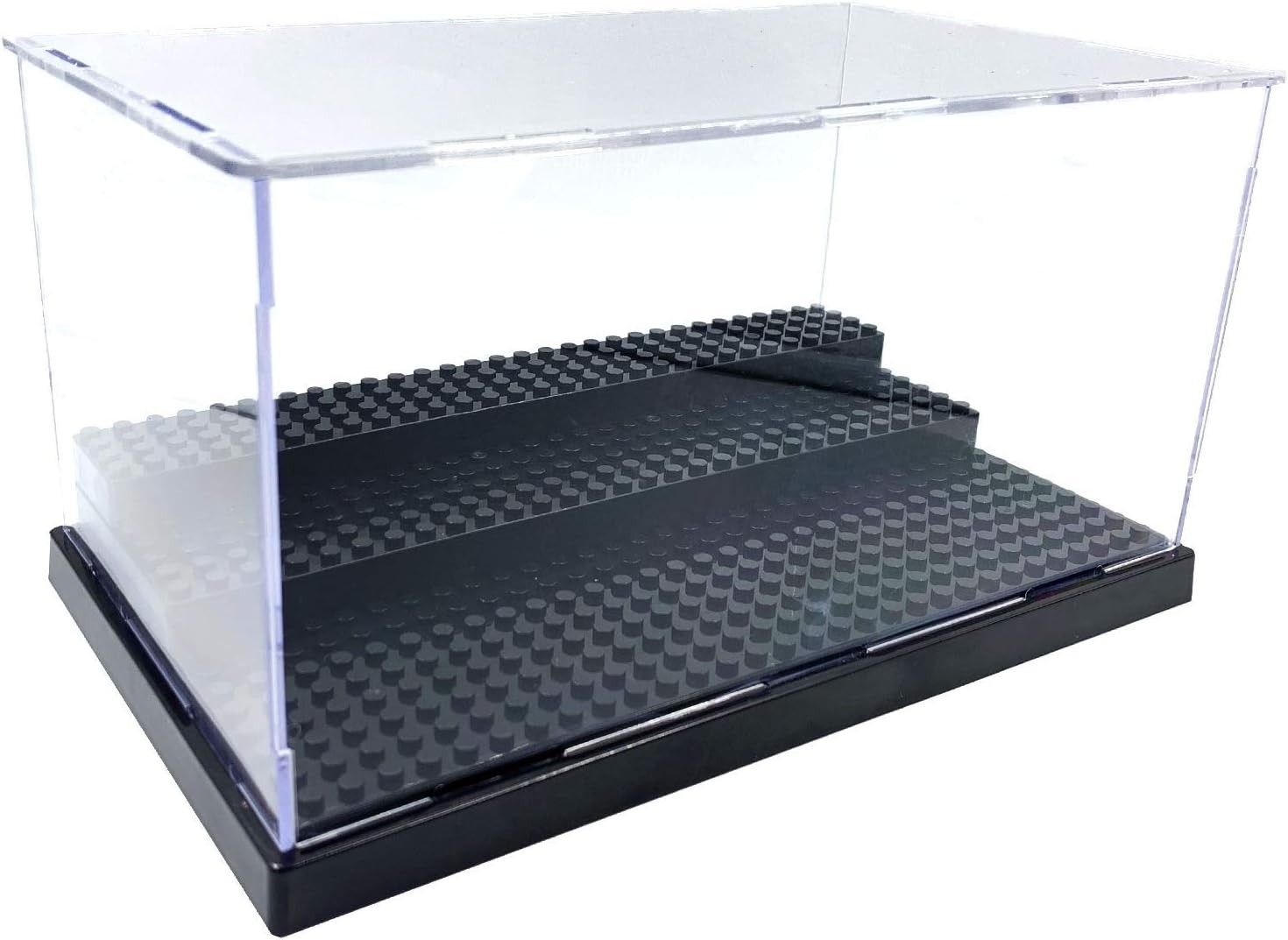 Display Case for Minifigure Action Figures Blocks, Display Box Storage for Lego
