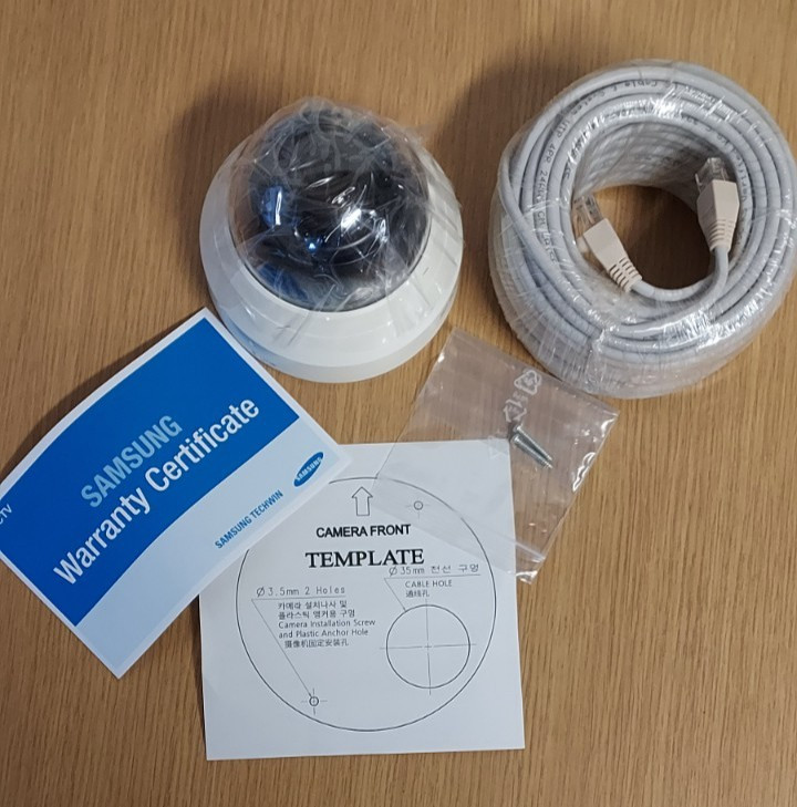 Samsung  SND-L6013R Network IR Dome Camera  2MP   NEW