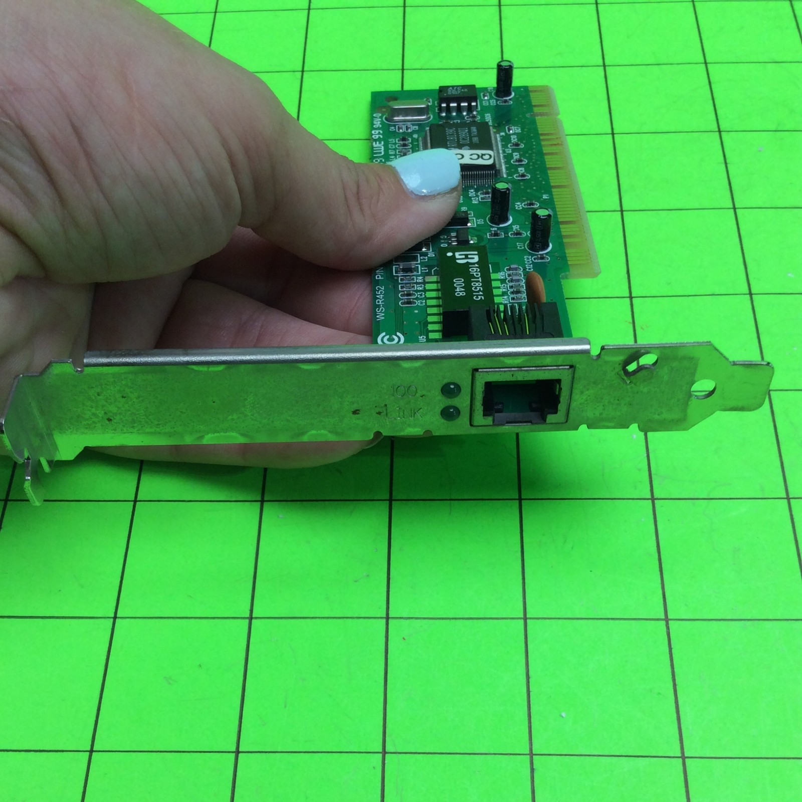 Desktop Computer CSWS-R452 5185-2922 PL3400039001 Network Card