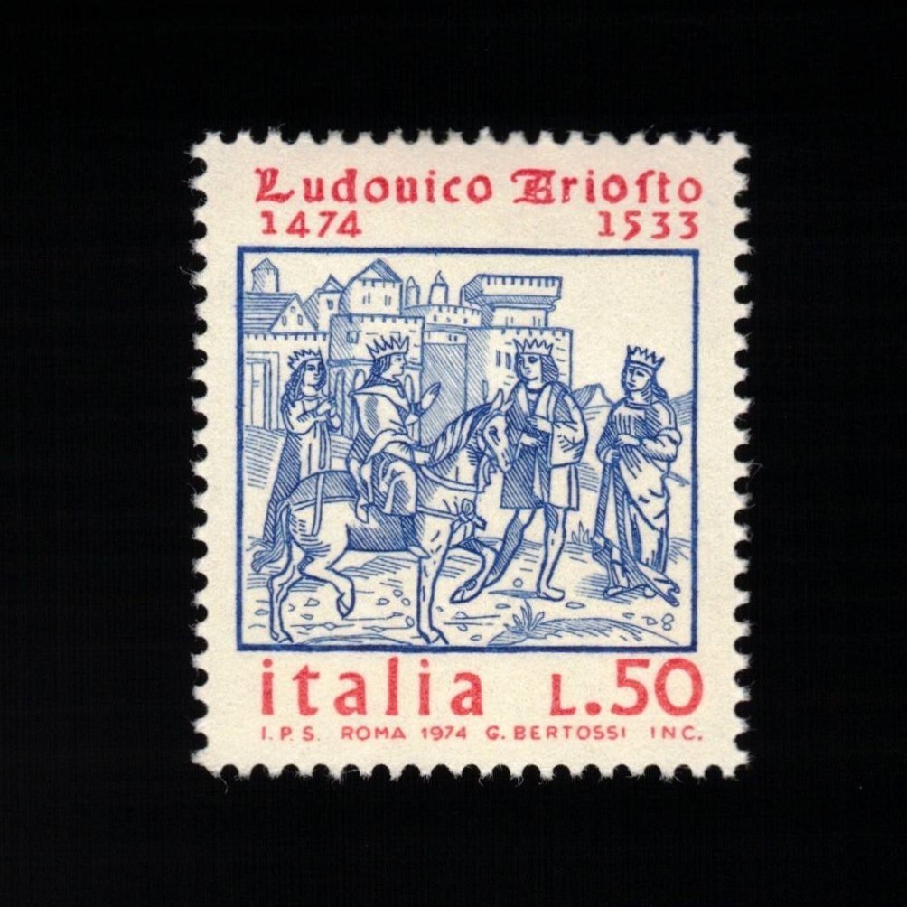 Italy, Scott 1159, Poet Ariosto, 1974, MH, 109618