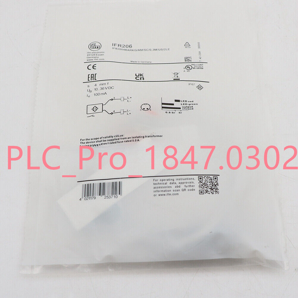 IFR206 1PCS NEW IFM IFR206 Proximity Switch Sensor Quality Assurance  Fast ship