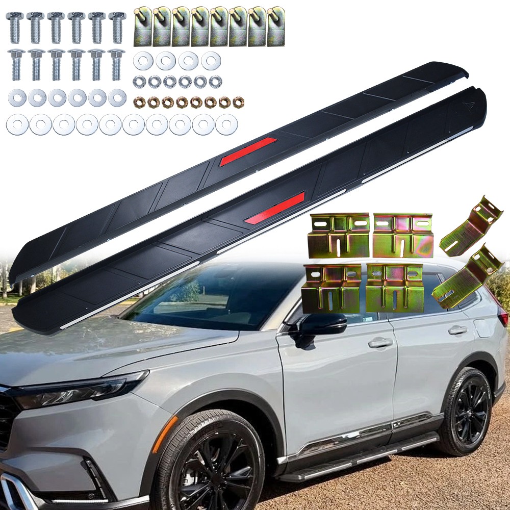 Aluminum Alloy Running Boards Side Steps Nerf Bars For 2023-2026 Honda CR-V CRV