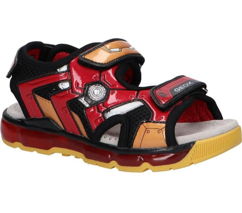 Marvel Avengers Kids Sandals Size 10 Strap Iron Man