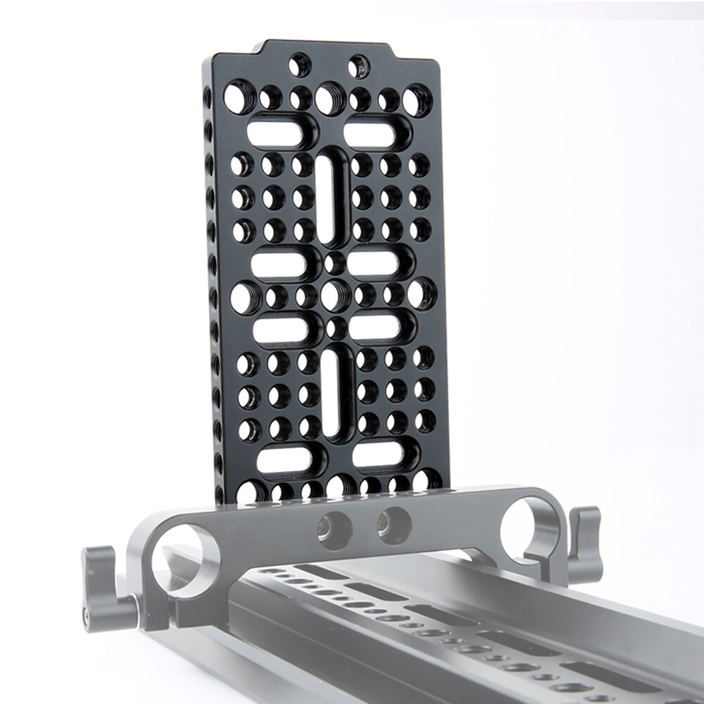Niceyrig 1/4" 3/8" Thread Cheese Mounting Plate for Camera Tripod Rig