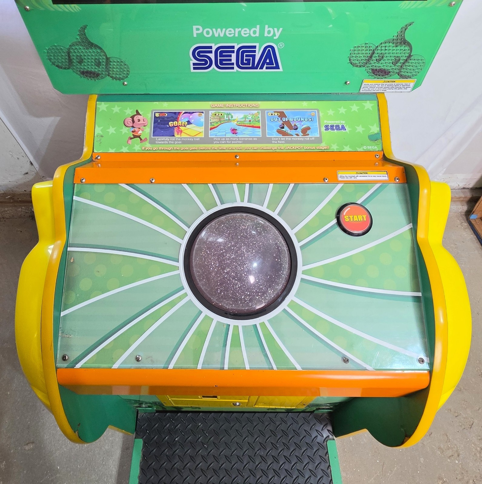 Super Monkey Ball Ticket Blitz Arcade Machine - VERY RARE