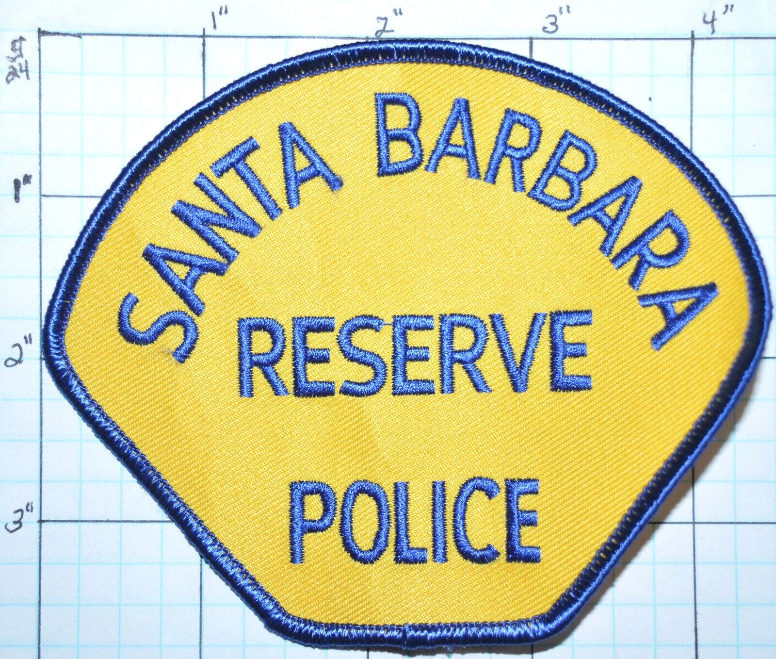 CALIFORNIA, SANTA BARBARA RESERVE POLICE DEPT REPLICA? PATCH