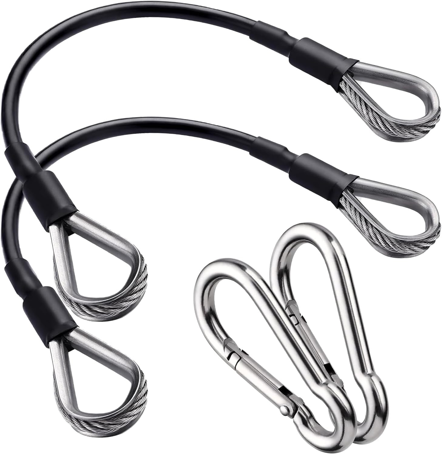 2PCS Gym Cable Extension,Replacement Cable Machine Accessories,Cable Pulley Atta
