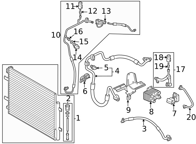 Genuine Audi A/C Receiver Drier 1EA-816-582