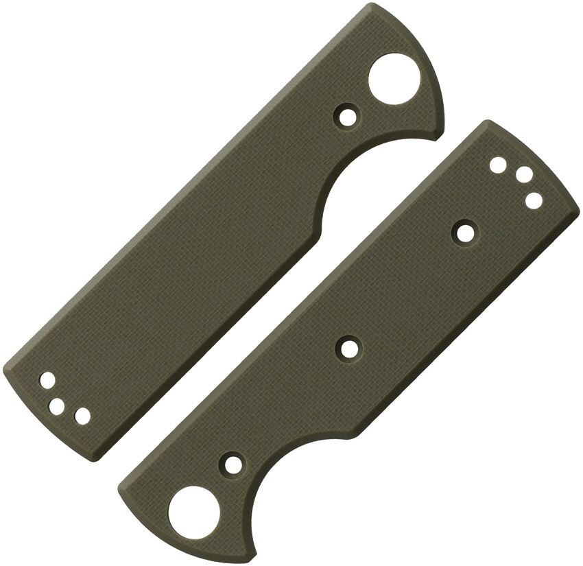 Chaves Knives Green Blue-Label CHUB Replacement Knife Scales G10 Construction