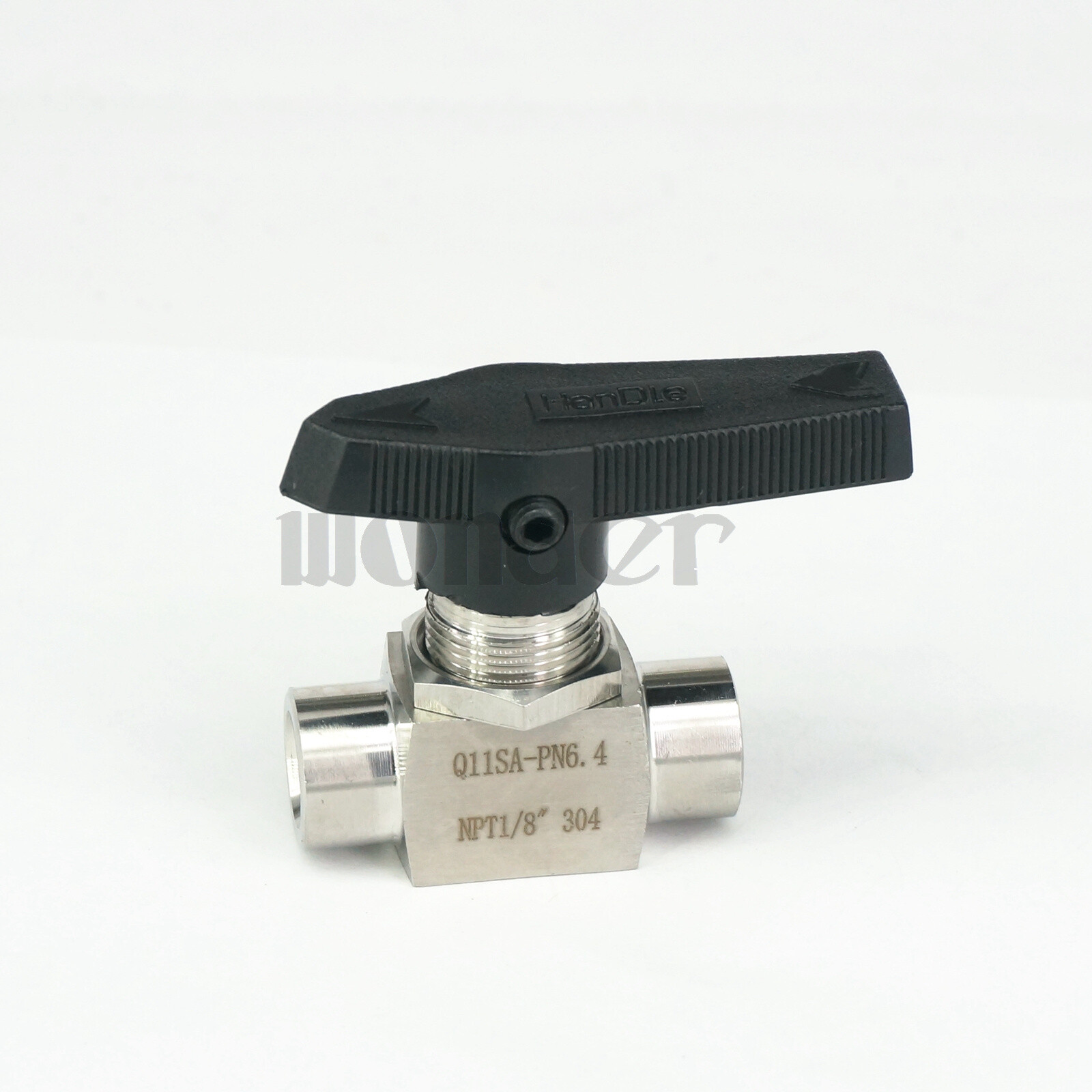 1/8" 1/4" 1/2" NPT Female 304 Stainless Steel Shut Off Ball Valve High Pressure