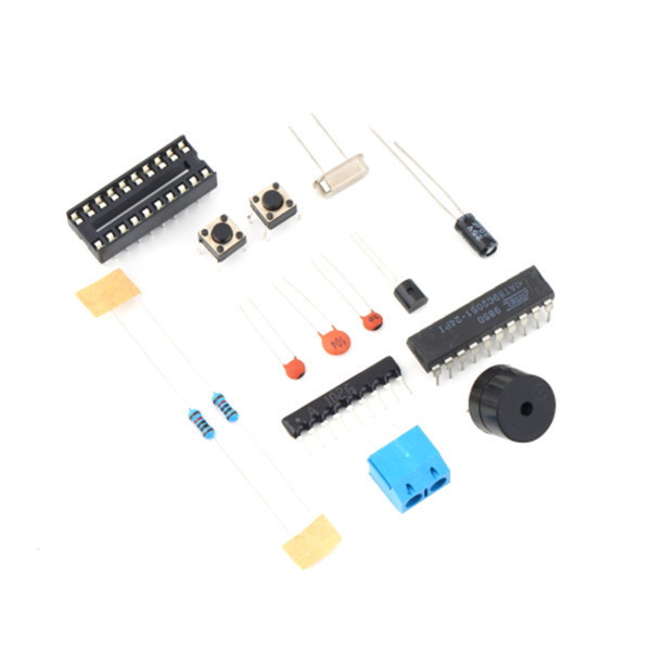 C51 Digital 4 Bits Electronic Clock Electronic with setup instructions