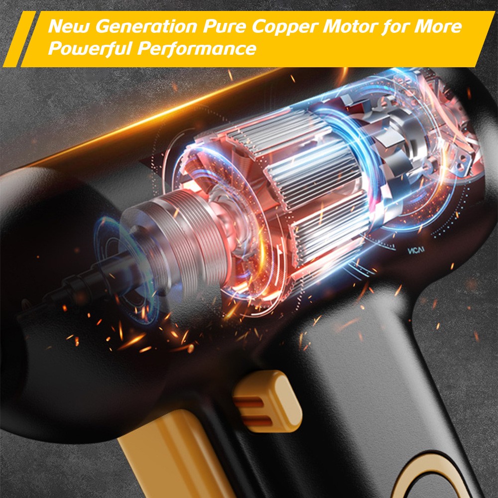 Electric Screwdriver Kit, 5Nm Screw Gun Rechargeable Maintenance Household Tool