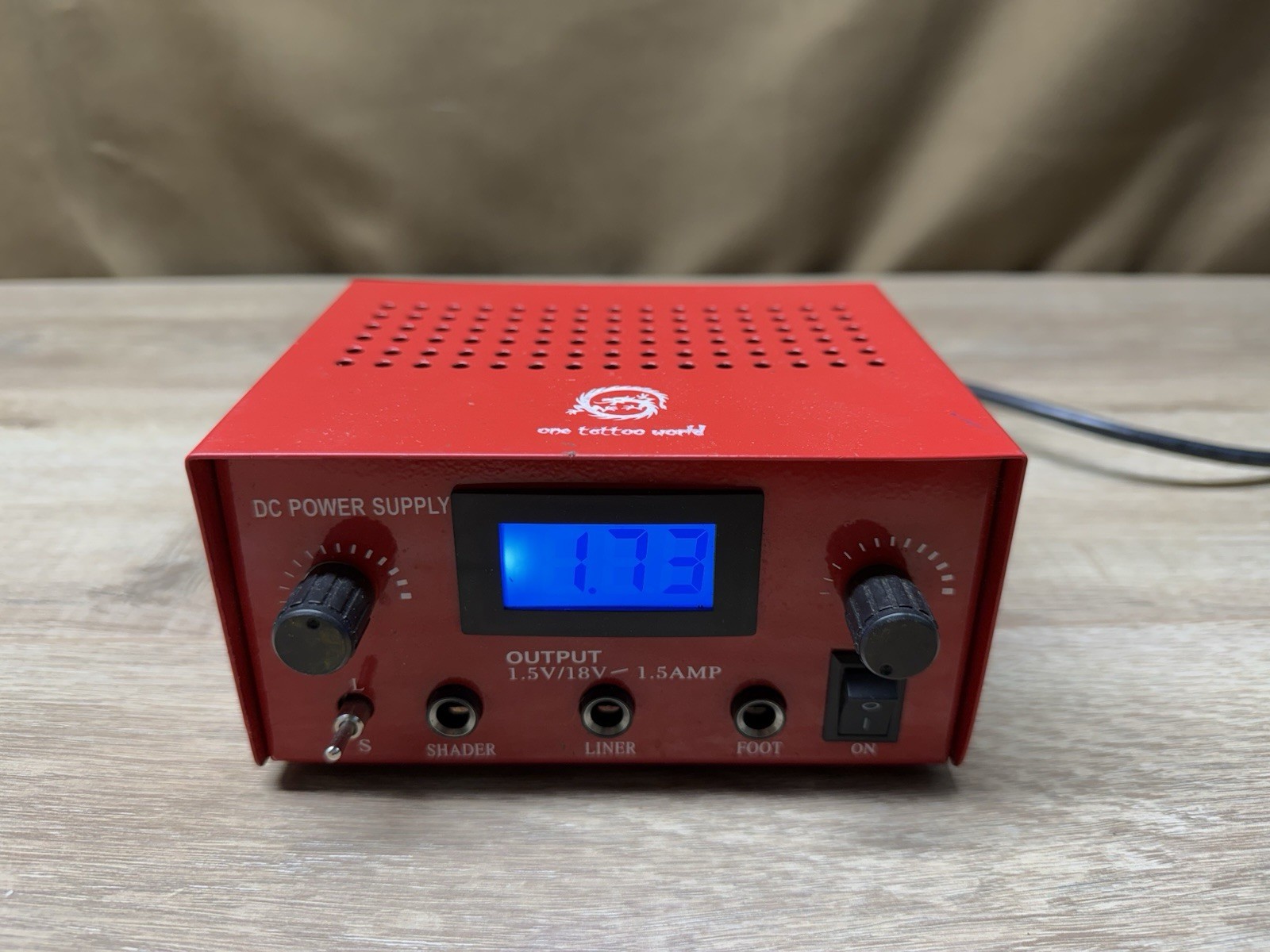 One Tattoo World Dual Digital Tattoo Machine Power Supply