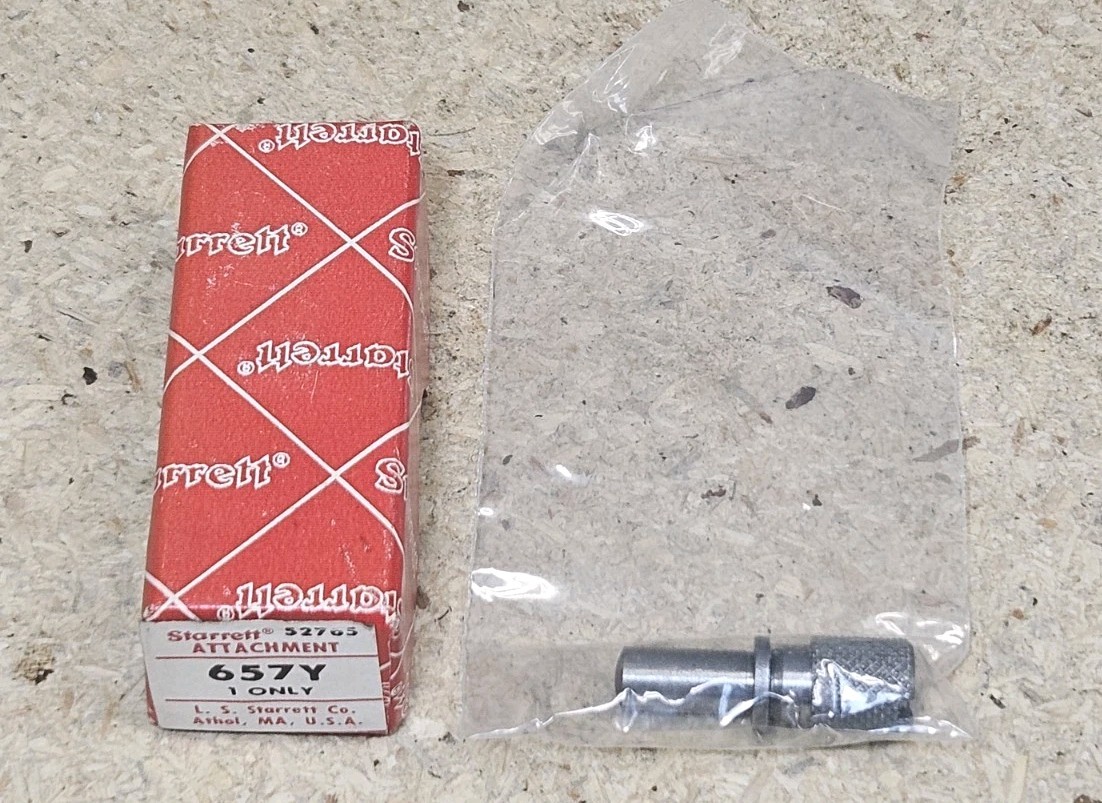 Starrett No. 657Y indicator attachment for indicators with lug backs - USA made