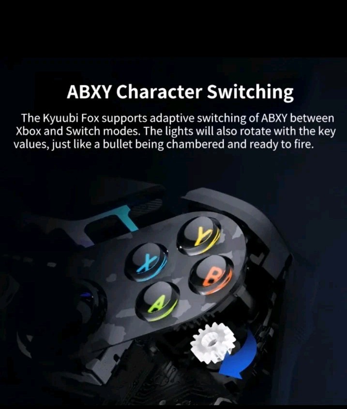 Gamesir Tarantula Pro Switch Controller Hall Effect Gamepad with 9 Mappable Butt