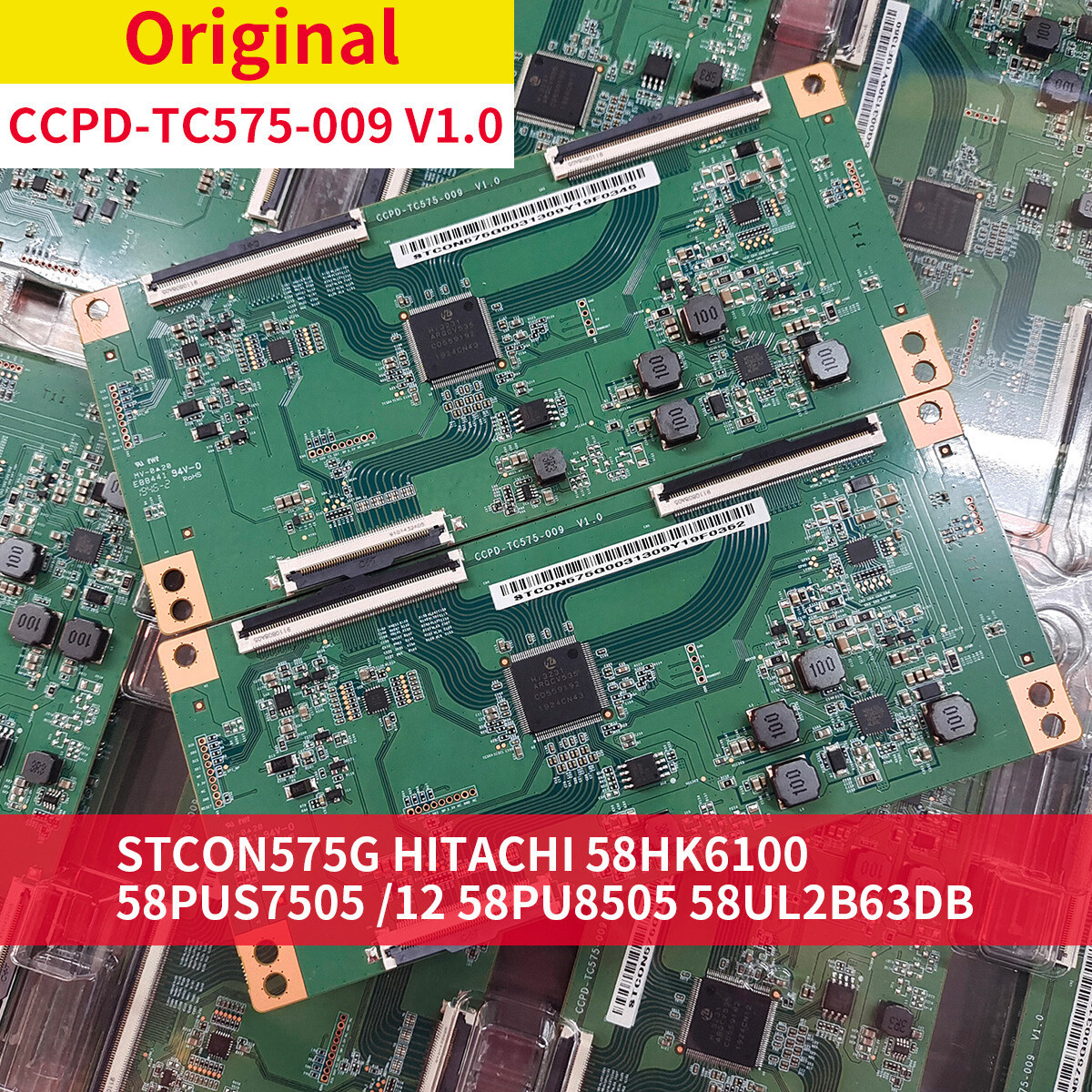 Vizio 58" Tcon STCON575GS CCPD-TC575-009 V1.0 T-Con Board M58Q7-J01