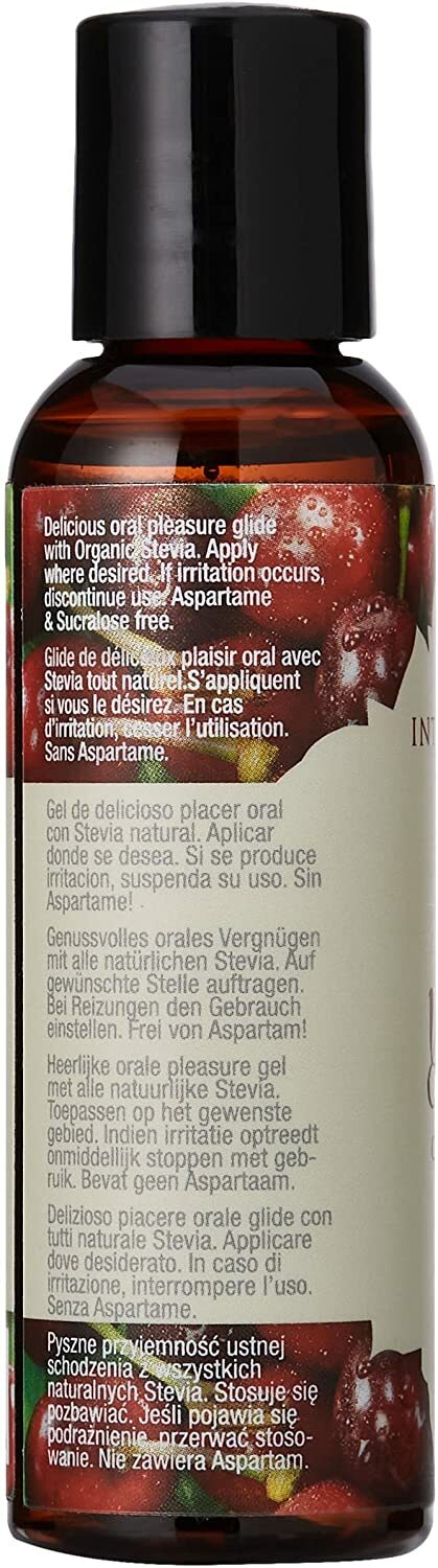 Intimate Earth Natural Flavors Glide Wild Cherries 2 Oz