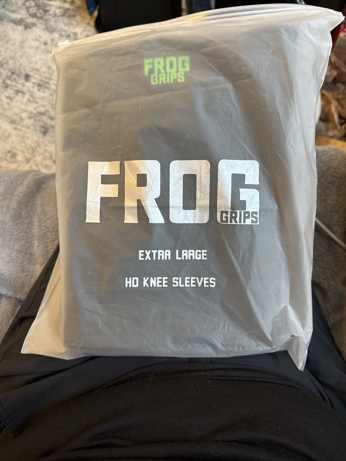 Frog Grips HD~Heavy Duty~Knee Sleeves For Heavy Lifting Squats Cross Training XL
