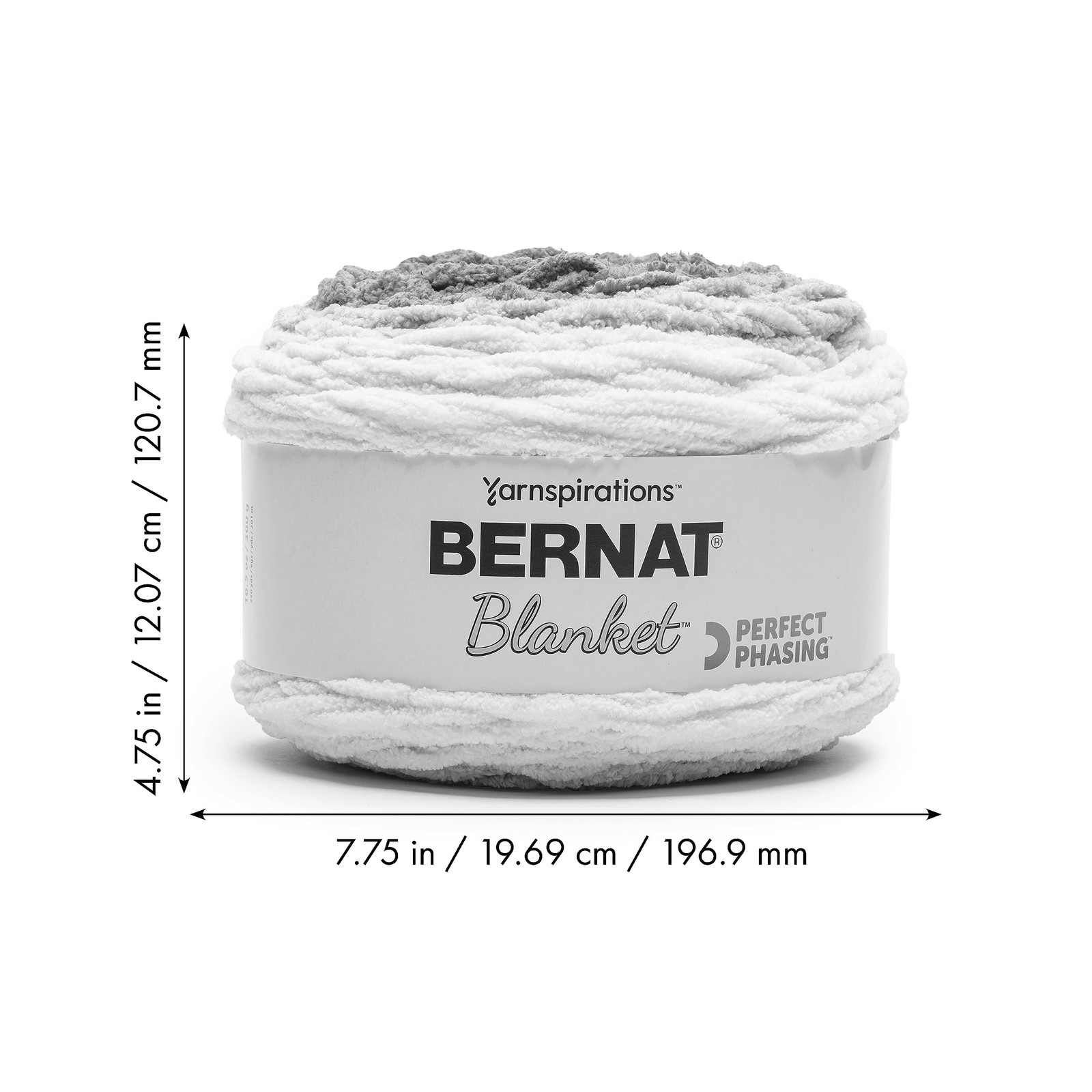 2 Pack Citron Blanket Perfect Phasing Yarn 10.5 oz 100% Polyester 220 Yards