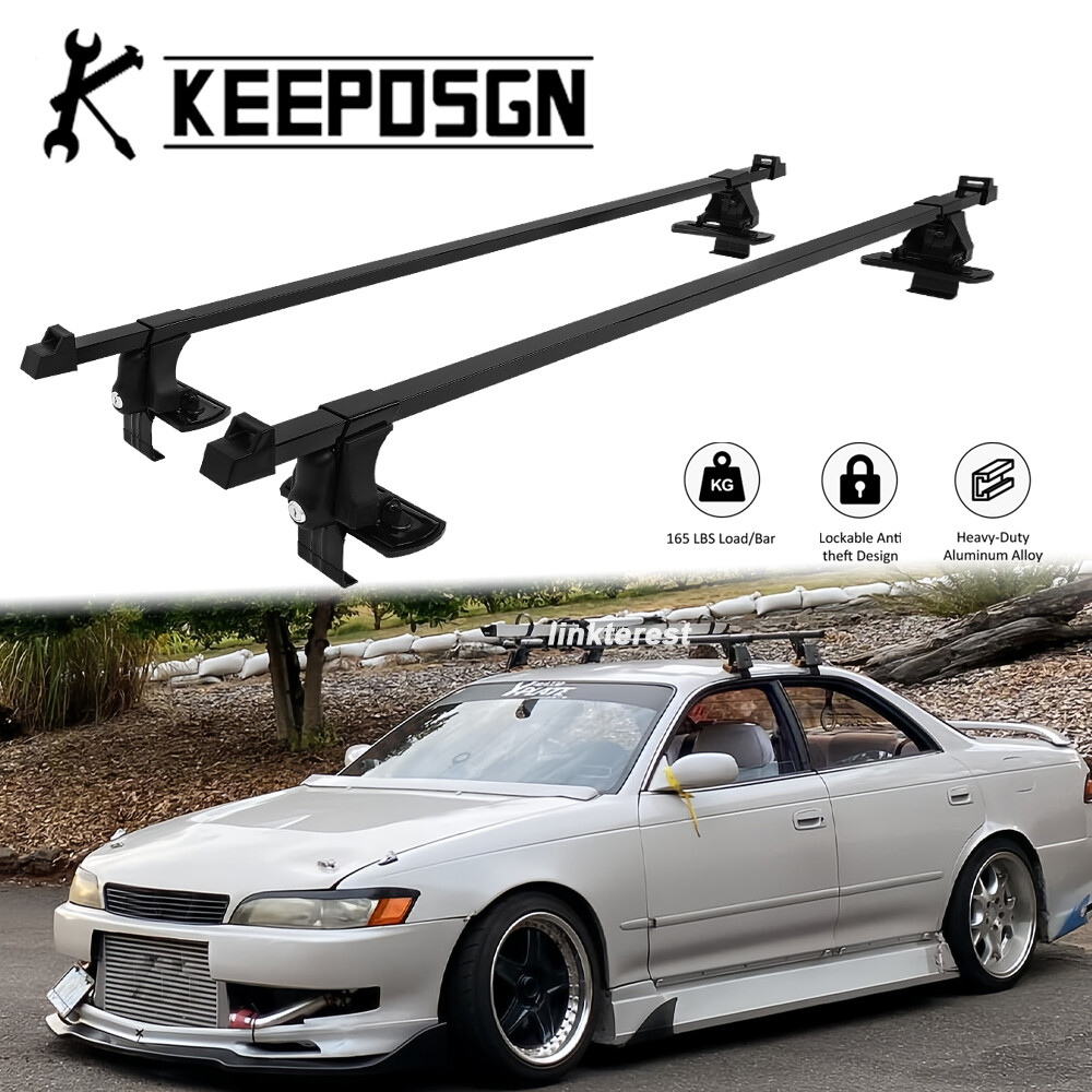 for Subaru Legacy Car Top Roof Rack Cross Bars Cargo Carriers Luggage Lock Black